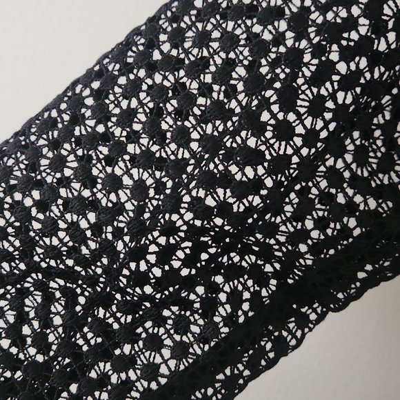 Self-Portrait Black Lace Off-Shoulder Jumpsuit - Picture 8 of 9